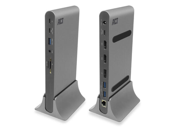 ACT USB-C Docking Station 2xHDMI 1xDP RJ-45 USB-C 3xUSB A