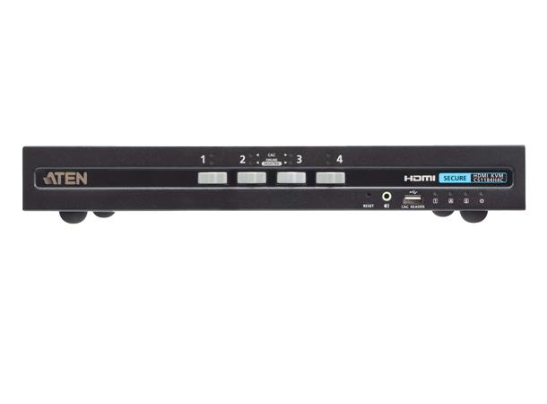 Aten Secure KVM Switch 4pUSBHDMI Single Display NIAP PP 4.0 CAC 