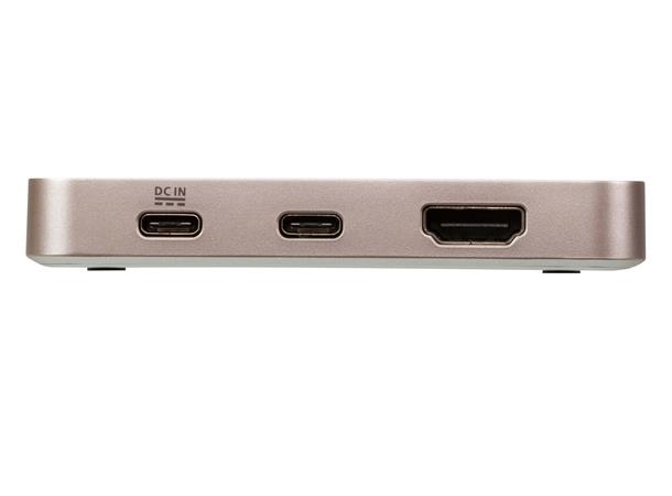 Aten USB-C Ultra Mini Dock 4K PD 60W Switch mode
