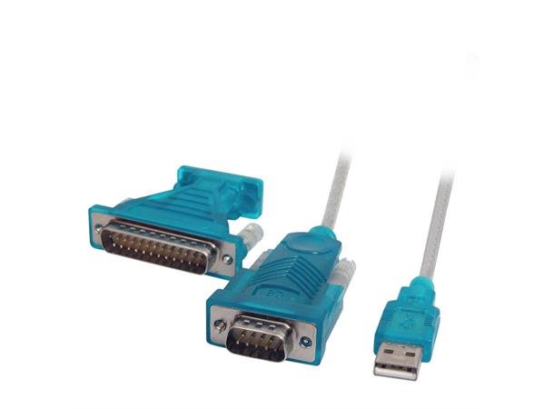 EFB Konverter USB - 1xRS232 FTDI USB til 1xRS232 DB9/25 