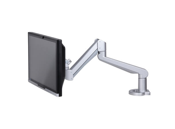 FF Elevate Monitor Arm 60 Sølv Gassfjæret Maks 8-19kg 