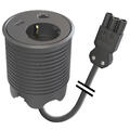 FF PD12-GST 1xStrøm 1xData 1xUSB Wieland GST18®, 3 nivåer H89mm Sort