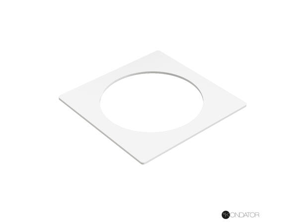 FF Powerdot Frame 01 Ø 80mm Hvit 