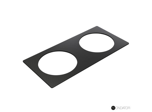 FF Powerdot Frame 02 L215 x B105mm Sort 