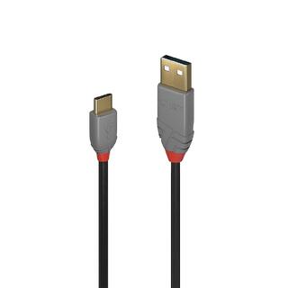 Lindy USB2 Kabel A-C - 2,0 m A-C USB Kabel Sort