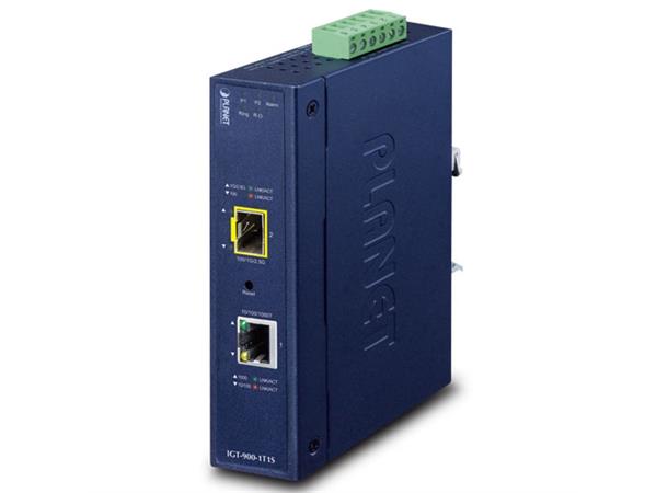 Planet Konverter 1000TX - SFP 10/1000TX - miniGBIC IP30 DIN -30 - 75C 