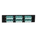 SCP 12 Duplex LC MM Fiber LGX plate Sort