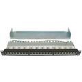 SCP Panel 1RU Patch Cat.6/6A STP 24p 10GBaseT Sort