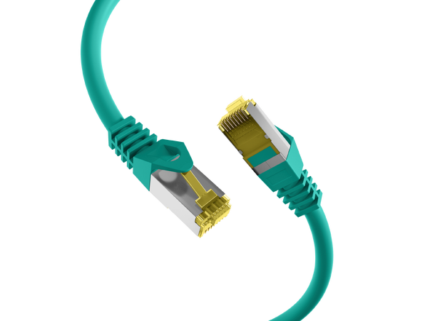 SFTP Patch Cat.7/6A -  3 m Grønn LSZH 600MHz 26/27AWG PiMF Halogenfri Snagless 