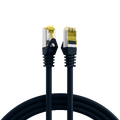 SFTP Patch Cat.7/6A -  3 m Sort LSZH 600MHz 26/27AWG PiMF Halogenfri Snagless