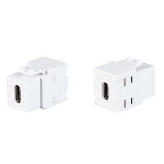 EFB Keystone Snap-in Adapter USB3.2 10GB 60W Keystone Hvit