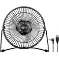 Goobay 48"  USB bordvifte Ø 22 cm Sort