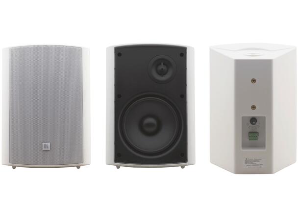 Kramer Høyttaler Vegg 40W ¤ 6.5" 2-Veis 70/100V 8 Ohm Hvit (2 Stk) 