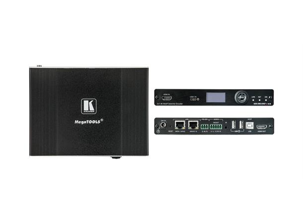 Kramer KDS7 Video over IP - Encode Auto-switch 1G nettverk USB-C HDMI PD