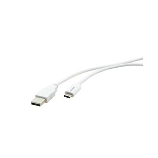 Kramer USB-C 2.0 Kabel C-A -  1,8m C(M) - A(M) USB Kabel Hvit