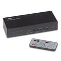 Lindy Matrix Switch 4x2 HDMI 4K 4K60 HDR Toslink 3.5mm Audio