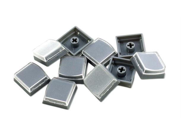 X-Keys Taster Single Grå/ Transparent Pakke med 10 stk 