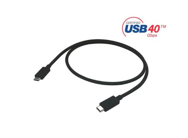 Accell Kabel USB4 C-C, 0,8m USB 4 40Gbps 5A 100W