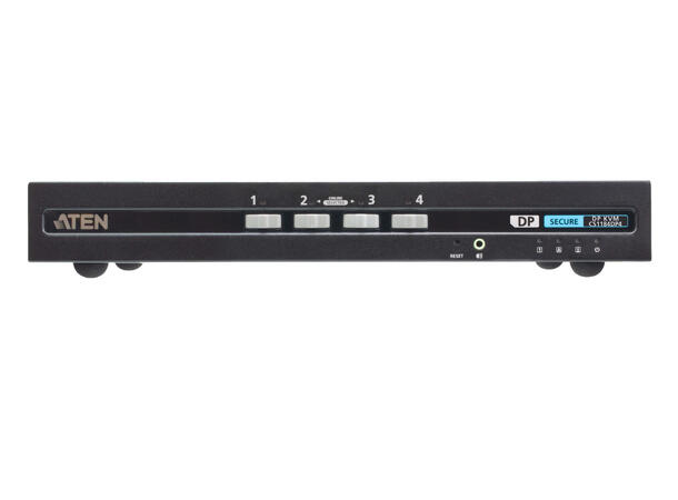 Aten Secure KVM Switch 4pUSB DisplayPort Single Display NIAP PP 4.0 CAC 