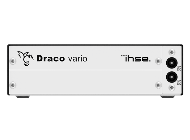 IHSE Draco Vario Chassis 2 Cards External Redundant PSU option 