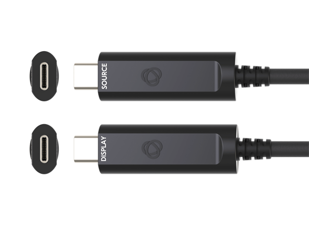 Kramer USB 3.2 GEN-2 Optical USB-C-10,6m USB-C M-M 10Gbps, 60W, Video Alt Mode 