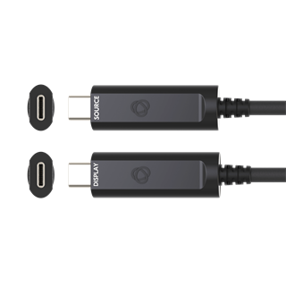 Kramer USB 3.2 GEN-2 Optical USB-C-10,6m USB-C M-M 10Gbps, 60W, Video Alt Mode