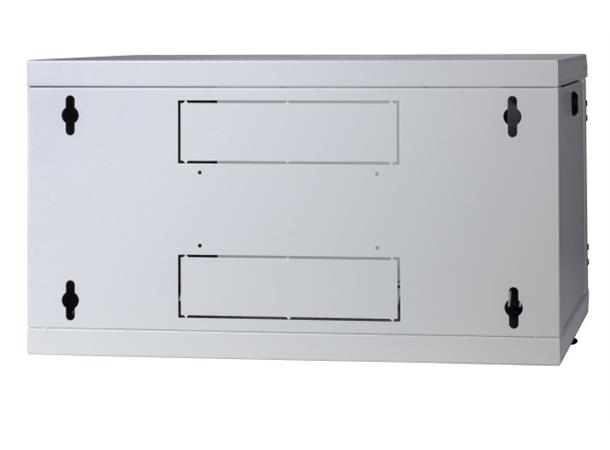 EFB Rack Skap 500mm Vegg 19" 12U Svingbart Rack 12U 500mm Grå Maks 40kg 