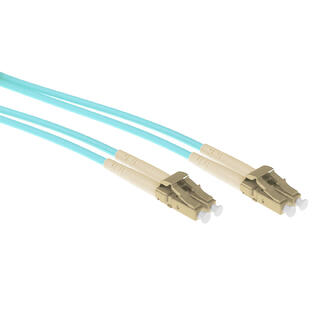 Fiberpatch 50/125 LC-LC - 40 m LSZH Multimode Duplex OM3 Aqua