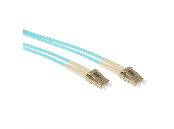 Fiberpatch 50/125 LC-LC - 40 m LSZH Multimode Duplex OM3 Aqua 