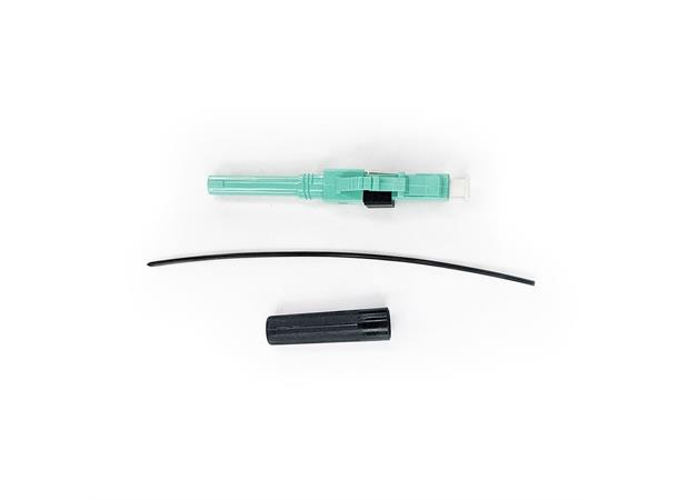 SCP MM OM3/OM4 Fiber kobling 2mm duplex Aqua - 10stk