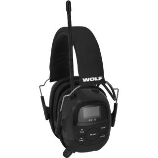 Wolf Headset Pro Hørselvern m DAB Blueto Oppladbar 15-20 timer IPX4