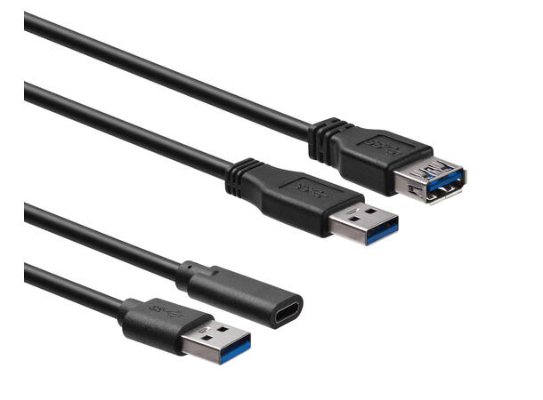 AiC USB kabel-kit 1,8m For bruk med AIC Skjermfester 