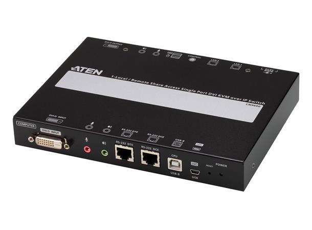 Aten CN9600 DVI over IP 1 Bruker over IP Local/ Remote