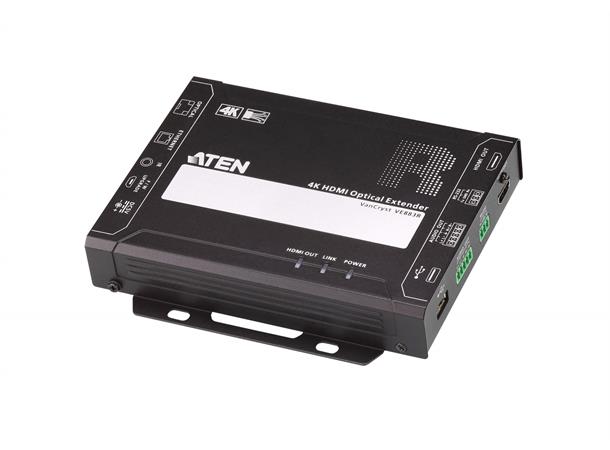 Aten Extender 4K HDMI - FIber RX MM - Stereo IR RS-232 - Maks 300 meter