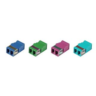 EFB  LC Duplex Adapter OM4 OM4 LC/PC,  uten Flens, Lilla