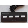HighSecLabs Auxiliary Front Panel- Desk NIAP PP 4.0  4-Knappers Panel