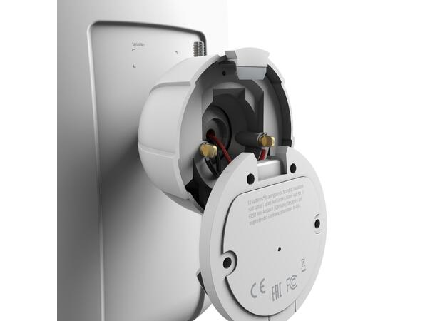 LD Høyttaler 8" - Inne & ute IP55 - Hvit - Stk 