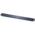 Middle Atlantic Panel Blank 1RU Anodisert Aluminum Flenset - Sort