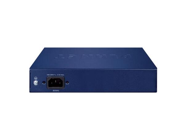 Planet Switch 8-p PoE+ 2xSFP 802.3at 180W PD Desktop 