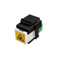 SCP Simplex SC to APC Keystone Snap-in SM OS2 9/125 Sort