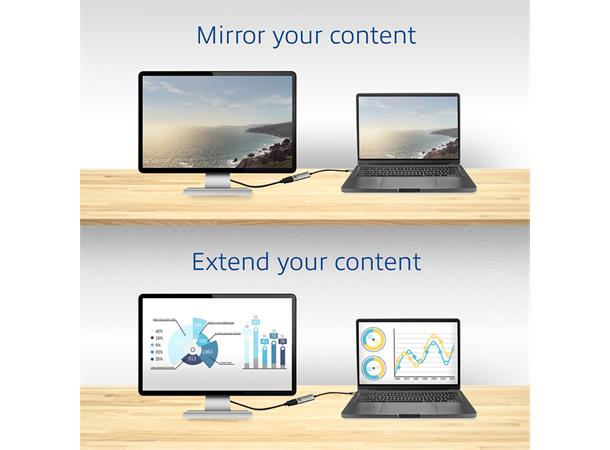 ACT Adapter USB-C > DisplayPort 4K 4096x2160 @60Hz 