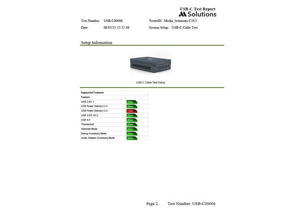 AiC USB-C Kabel 4K - 2 m 40Gbps USB4.0 PD:240W 8K@60Hz 