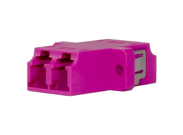 Duplex LC/LC MM Panel Mount Coupler 13mm Female/Female - OS4 Rosa 