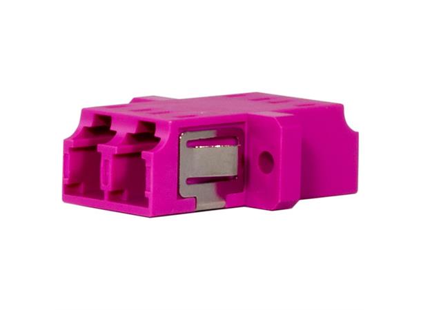 Duplex LC/LC MM Panel Mount Coupler 13mm Female/Female - OS4 Rosa 