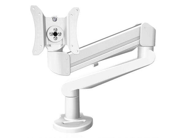 FF Elevate Monitor Arm 60 Hvit Gassfjæret Maks 8-19kg 