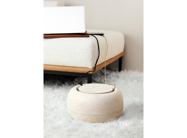 FF Iris Strøm-Hub 4xStrøm 2x USB Beige