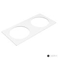 FF Powerdot Frame 02 L215 x B105mm Hvit