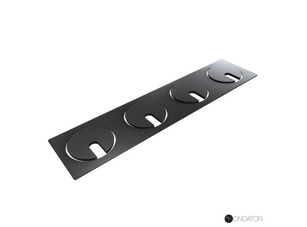FF Powerdot Frame 04 L437 x B105mm Sort 