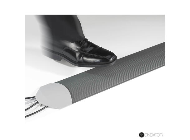 Forming Function Gulvkanal Grå 3 meter Fleksibel  L300 x 150mm 