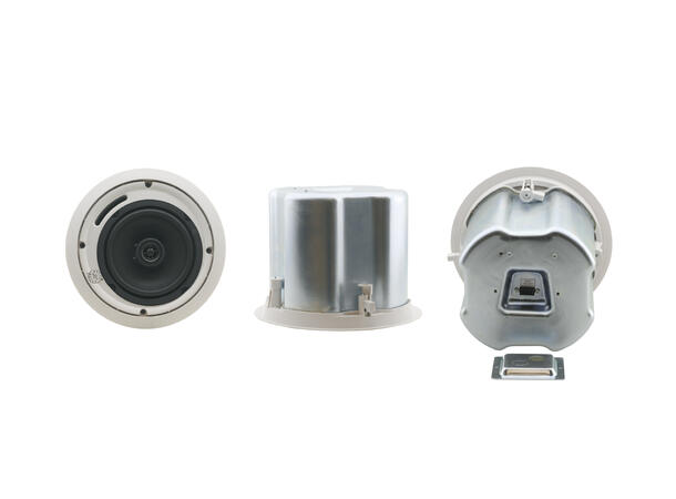 Kramer Høyttaler Tak 30W Passiv 6.5" 2-Veis 70/100V 8 Ohm Hvit (2 Stk) 